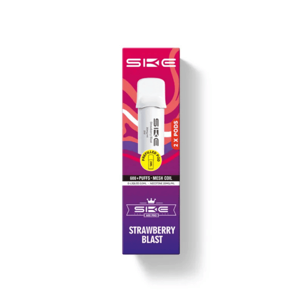 SKE Crystal Pro 600 Strawberry Blast Prefilled Pod