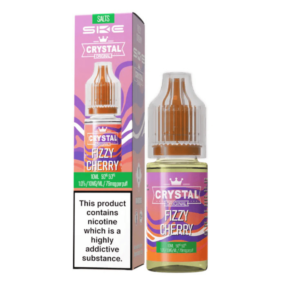 SKE Crystal Salts Fizzy Cherry E Liquid 10ml - EUK