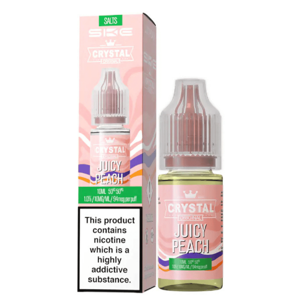 SKE Crystal Salts Juicy Peach E Liquid 10ml - EUK