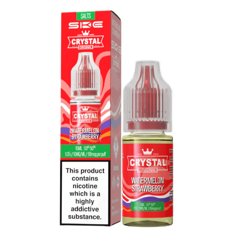 SKE Crystal Salts Watermelon Strawberry E Liquid 10ml - EUK