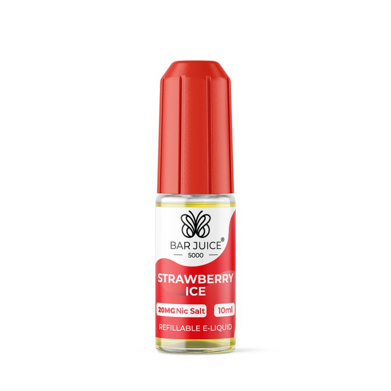 Strawberry Ice Nic Salt E-Liquid by Bar Juice 5000 - EUK