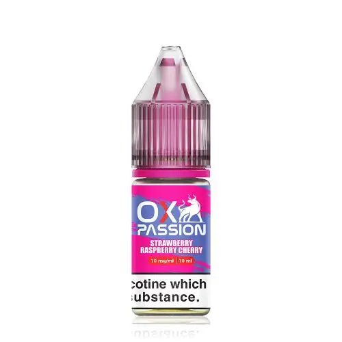 Strawberry raspberry Cherry Nic Salt E-Liquid by Ox Passion - EUK