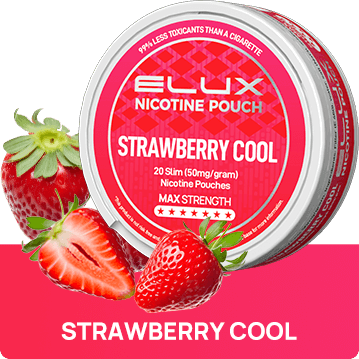 Strawberry Cool Nicotine Pouches By Elux