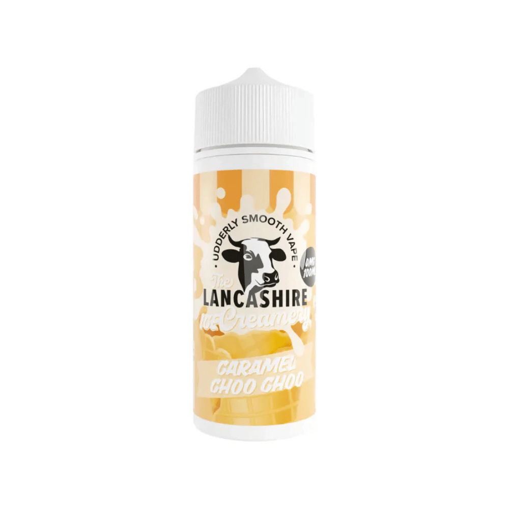 The Lancashire Creamery 100ml Shortfill E - Liquid Caramel Choo Choo - EUK
