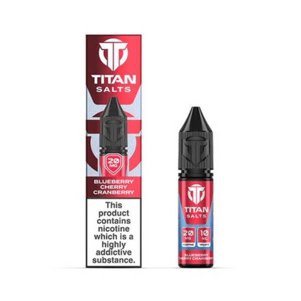 Titan Salt Blueberry Cherry Cranberry Nic Salt E Liquid