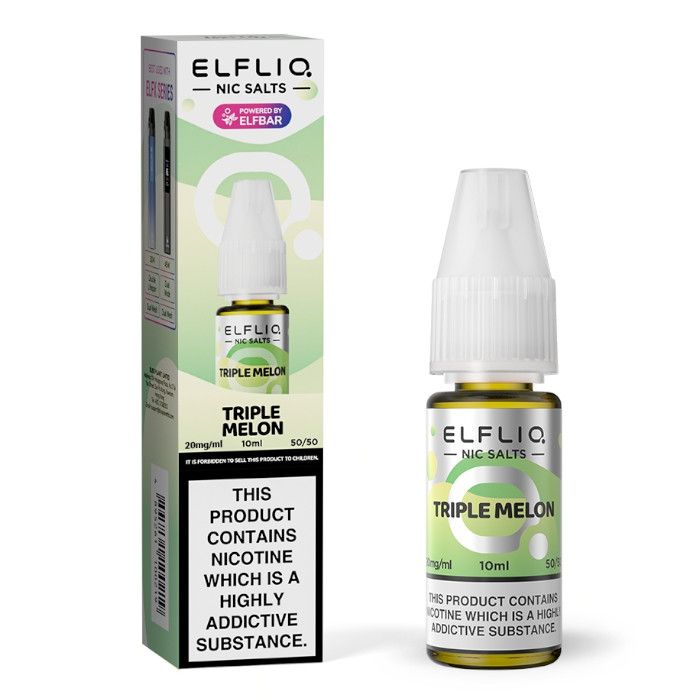 Triple Melon Elf Bar Elfliq Nic Salt E-Liquid - EUK