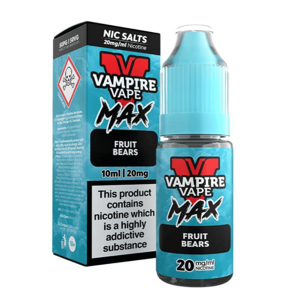 Vampire Vape Max Fruit Bears Nic Salt E - Liquid 10ml - EUK