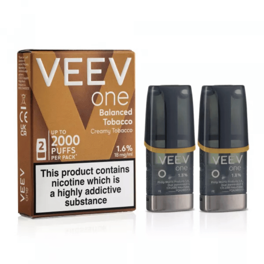 VEEV ONE Balanced Tobacco Pods (2 Pack) - EUK