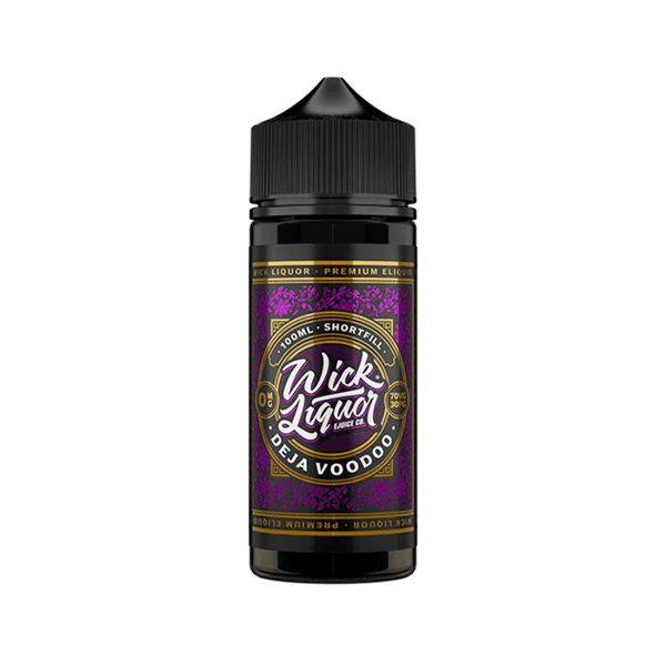 Wick Liquor 100ml E-Liquid Shortfill Deja Voodoo