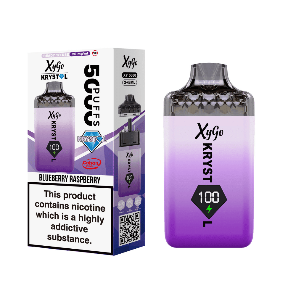 Xygo Krystal 5000 Prefilled Pod Kit Blueberry Raspberry - EUK