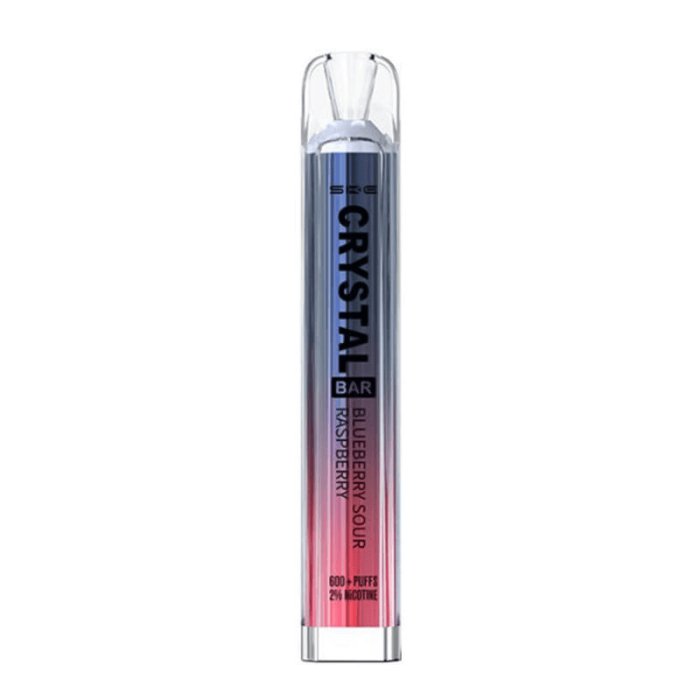 Blueberry Sour Raspberry SKE Crystal Bar 600 Disposable Vape - EUK