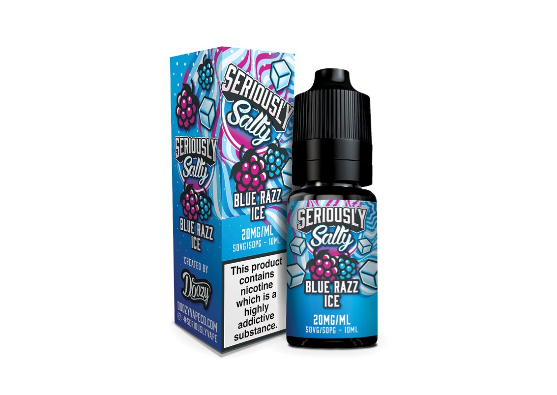 DOOZY Seriously Salty Blue Razz Ice 10ml (20MG) - EUK