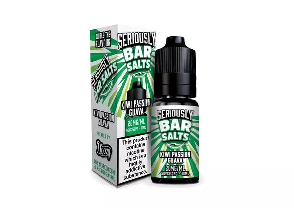 Seriously Bar Salts Kiwi Passionfruit Guava 20mg