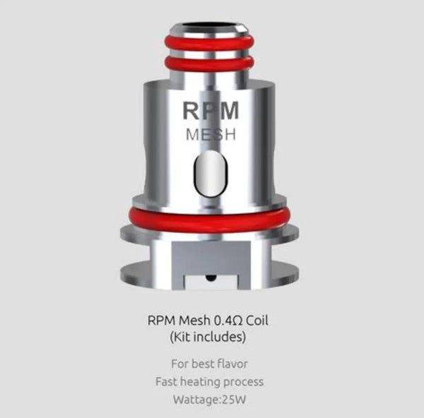 SMOK RPM 0.4 ohm Mesh Coil (Pack of 5)