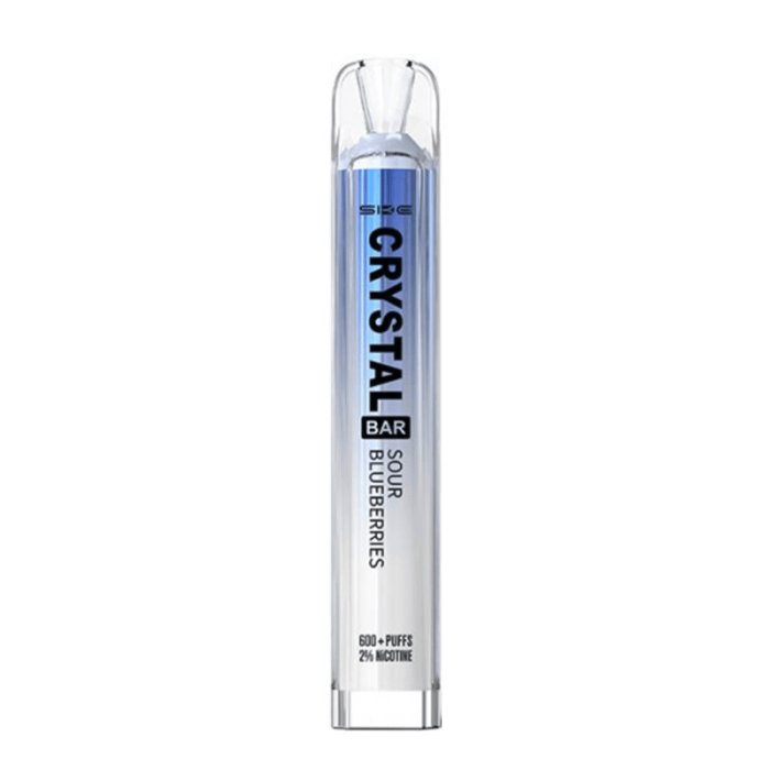 Sour Blueberries SKE Crystal Bar 600 Disposable Vape - EUK