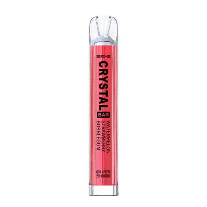 Watermelon Strawberry Bubblegum SKE Crystal Bar 600 Disposable Vape - EUK